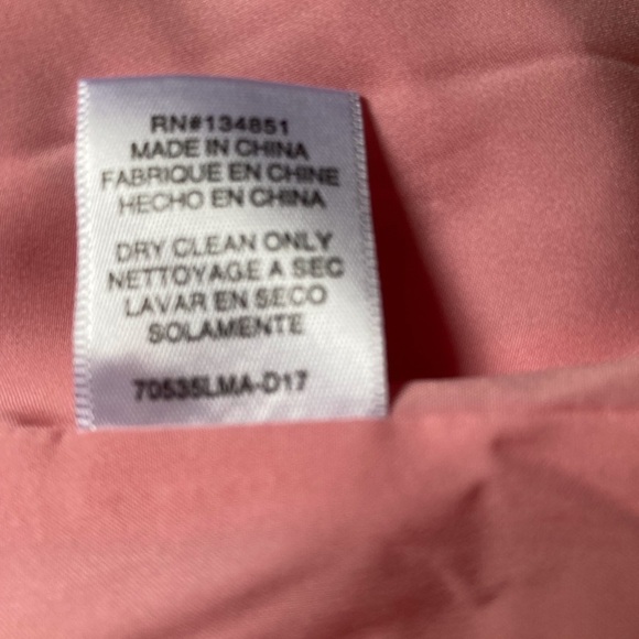 Leyden Tie Front Chiffon Blouse Pink NWOT - Picture 7 of 8